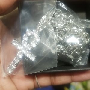 Silver colored Ankh Necklace